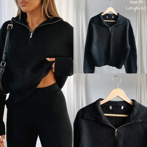 Black Knitted Sweater