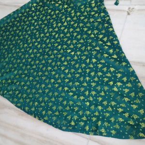 Green Only Lehenga