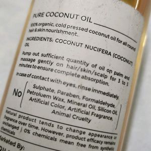 PURE COCONUT OIL | Organic & Cold Pressed