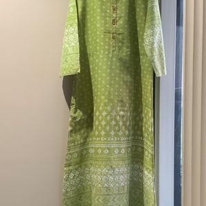 Bandhej Print Cotton Kurti