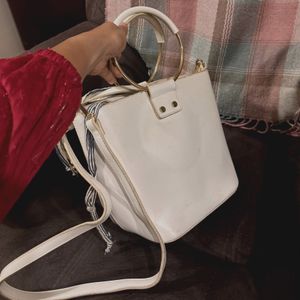 White Sling Bag By Westside lOV