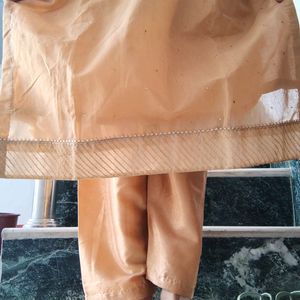 Cotton Lining, Zari Moti Work Full Suit