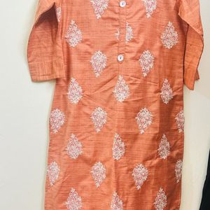 Orange Ladies Kurti