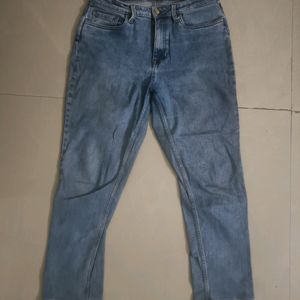 Outryt Blue Denim High Rise Jeans