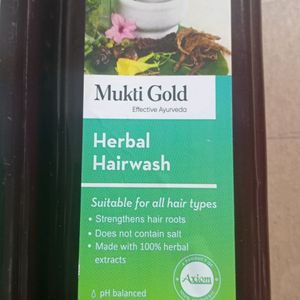 Mukti Gold Herbal Hairwash