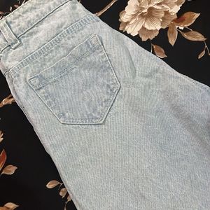 Sky Blue Straight Fit Jeans🩵