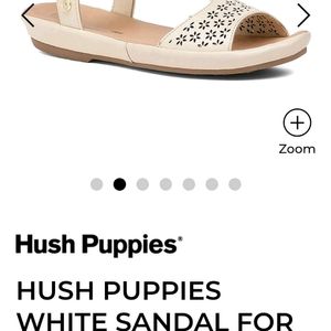 Hush Puppies White Sandal