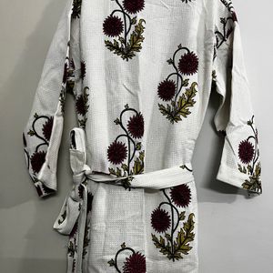 Handcrafted Cotton Bathrobe