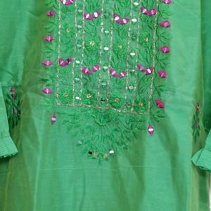 Designer Mirror Work Kurti