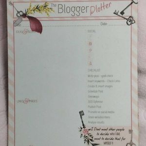 Blogger Plotter Planner