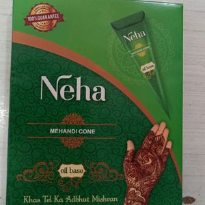 Neha Mahandi Cone 12piece Box.