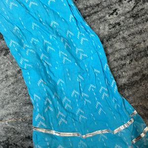 Blue Silver Kurta