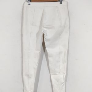 Ginger White Mid-Waist Elastic Pant (Women's)