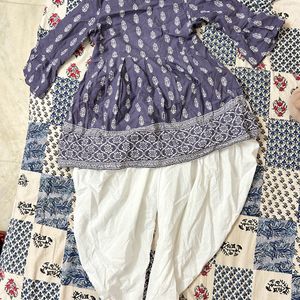 Kurti With Dhoti Pant For Women