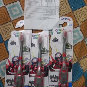 Combo Of 3 Toothbrush Ultra Soft For Kids