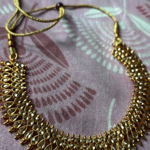 Gold Choker With Stones