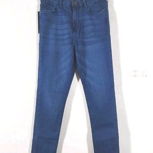 Tokyo Talkies Blue High Waist Jeans (Women's)