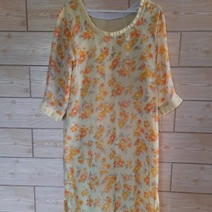 Lemon Yellow Colored Kurti