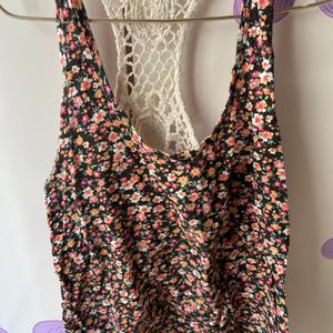 designer top with stylish back pattern