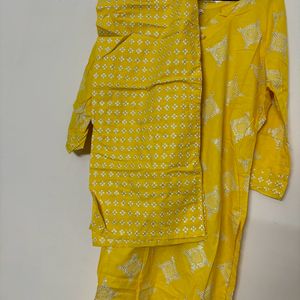 Yellow Kurta Set