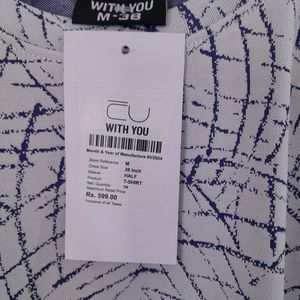 Off White Printed T-Shirt (Men's)