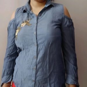 Lee Cooper Off Shoulder Shirt