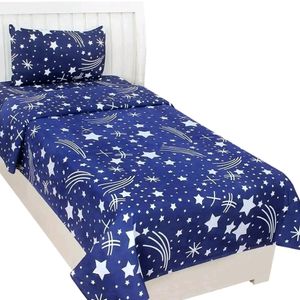 STAR SHAPE BEDSHEET+2 PILLOW COVERS