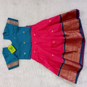 Baby Girls Ethnic Wear Half Saree
