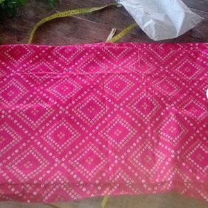 Pink Dress Material 2.5meters Rayon