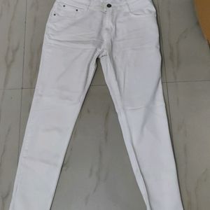 Flirt White Ladies Jeans