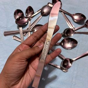 Steel Spoon Set 🥄