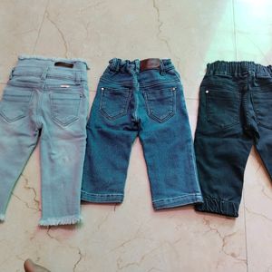 1-2 Years Baby Girl Jeans