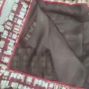 Excellent Saree With Stitched New Blouse