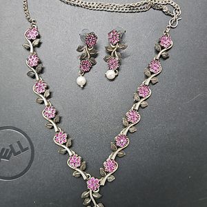 Antique Jewellery (Necklace And Earrings)