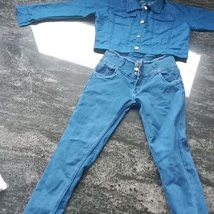 Jeans Cord Set