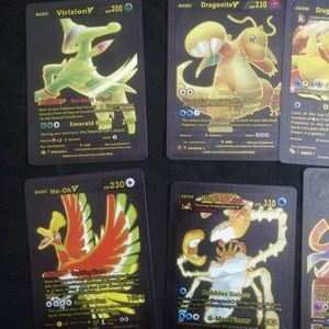 Pokemon Black and Gold edition cards set of 8