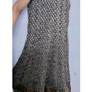 Black & Golden Kurti