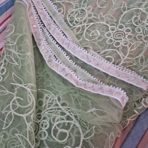 Green Dupatta For Suit