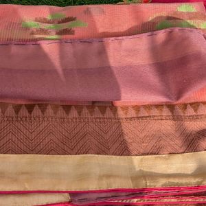 NEW & Beautiful Pink Chiffon Saree😍🩷😍