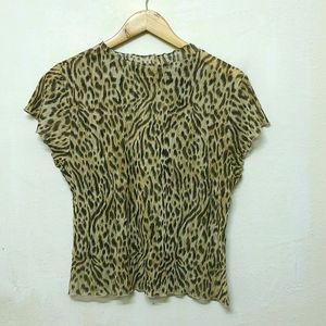 Trendy New Animal Print Top For Women