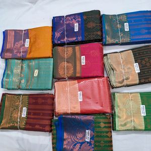 Kancheepuram Semi Pattu Sareed