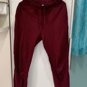 Red/maroon Joggers