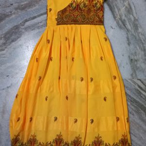 yellow frock