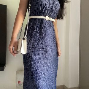 Branded Sleeveless Dress