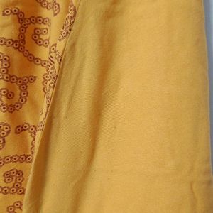 Mustard (Yolk-Yellow) Casual Kurta with Pocket