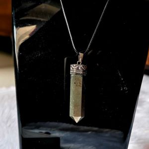 Pyrite Pencil Shape Pendent