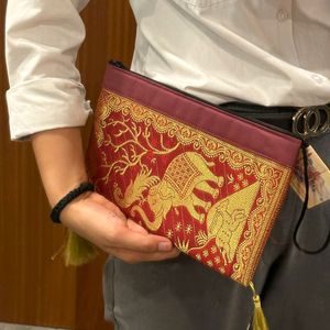 Banarsi Silk Clutch Bag