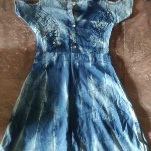 Womens Denim Frock