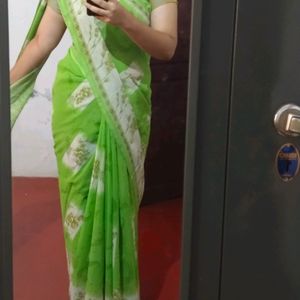 Light Green Saree