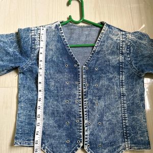 Denim Crop Jacket